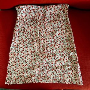 Brandy Melville Floral Skirt - One Size